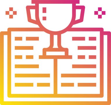 Kazanan ödül vektör illüstrasyonu 