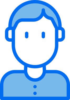 erkek avatar kişi tasarımı, vektör illüstrasyonu  