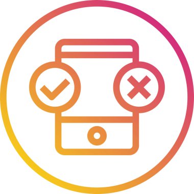 Mobil alışveriş simgesi vektör illüstrasyonu