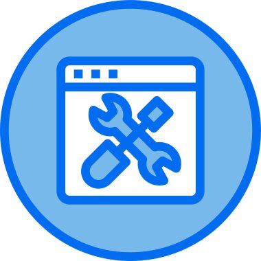 servis simgesi, vektör illüstrasyonu