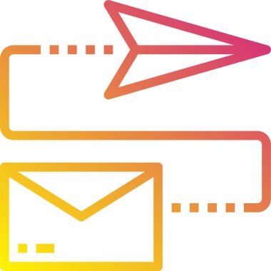 e- posta simgesi vektör illüstrasyonu 