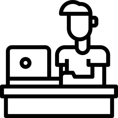 Web siteleri için insan avatar şablonu, vektör illüstrasyonu