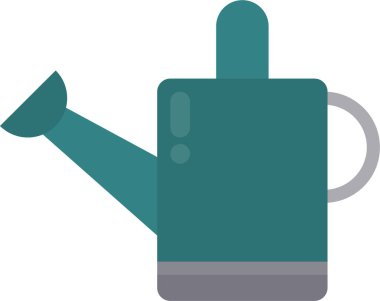 Sulama kutusunun minimalist vektör simgesi 