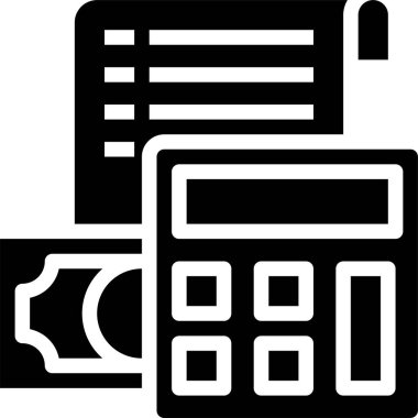 finansal bankacılık düz vektör simgeleri