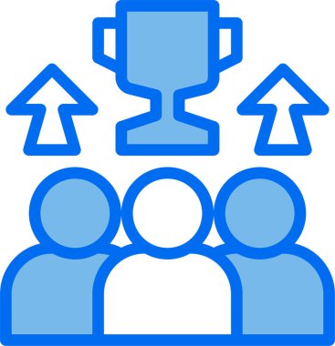 Takım çalışması iş konsepti vektör simgesi