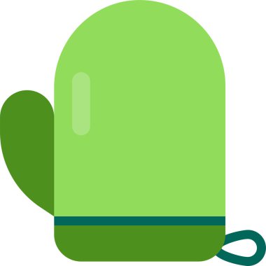 eldiven simgesi vektör illüstrasyonu