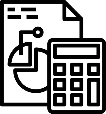 grafik simgesinin vektör illüstrasyonu