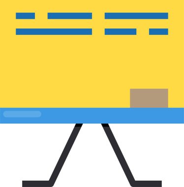 white board vector illustration