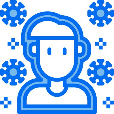 Web siteleri için insan avatar şablonu, vektör illüstrasyonu