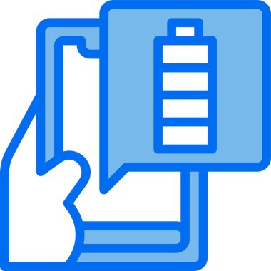 Akıllı telefon simgesinin vektör illüstrasyonu