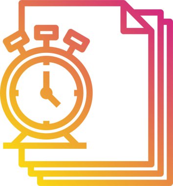 Ofis belgeleri, vektör çizimi