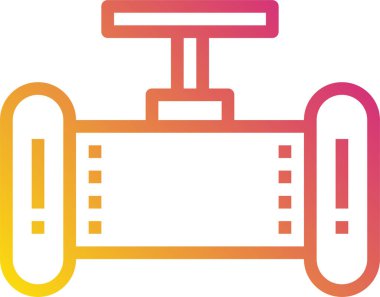 Petrol, gaz ikonu vektör illüstrasyonu