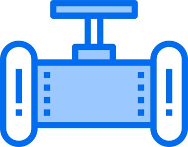 Petrol, gaz ikonu vektör illüstrasyonu