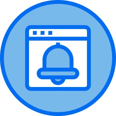 Çan simgesi vektör illüstrasyonu