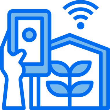 Akıllı telefon simgesinin vektör illüstrasyonu