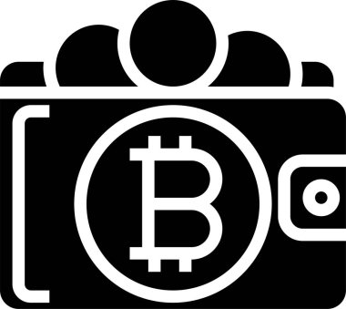 cüzdan ikonu vektör illüstrasyonu