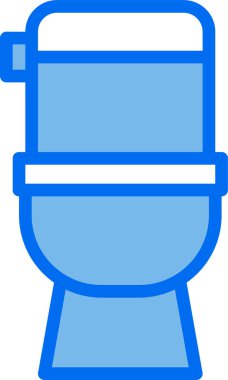 minimalistic vector icon of toilet 