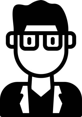 erkek avatar kişi tasarımı, vektör illüstrasyonu  