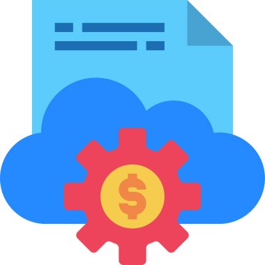 finansal bankacılık düz vektör simgeleri