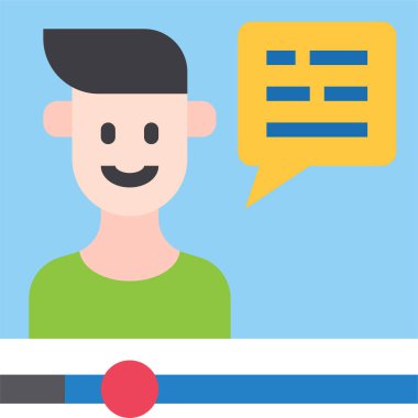 avatar tasarım ikonu vektör illüstrasyonu 