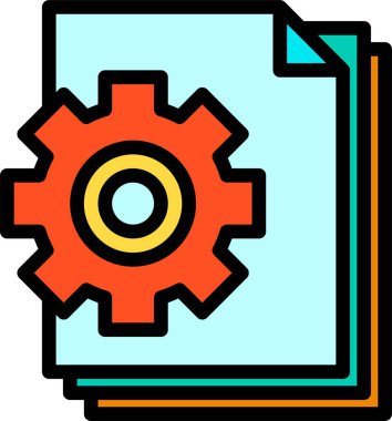 dişli ayarları vektör simgesi