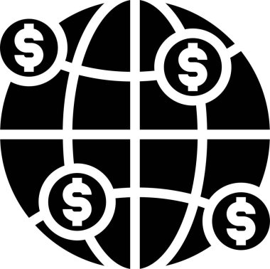 finansal bankacılık düz vektör simgeleri