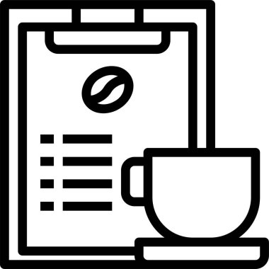 kahve fincanı simgesi, vektör illüstrasyonu 