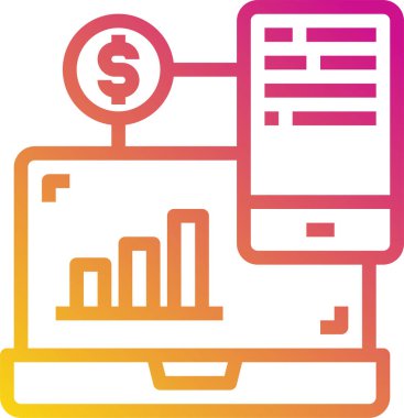 finansal bankacılık düz vektör simgeleri