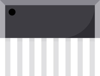 Dijital işlemci simgesi. Çip simgesi. Teknoloji simgesi