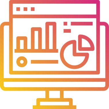 Veritabanı kavramının minimalist vektör simgesi 