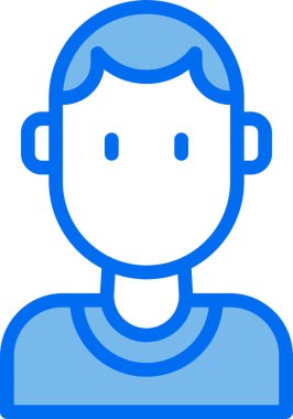 erkek avatar kişi tasarımı, vektör illüstrasyonu  