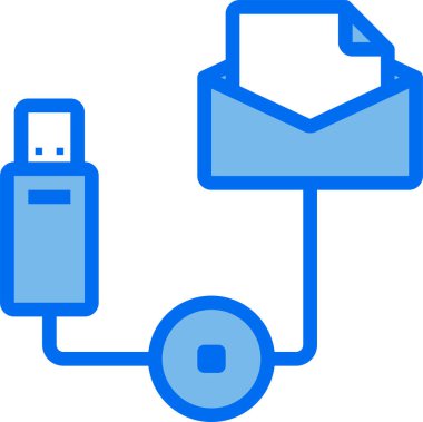 flaş diskli minimalist vektör simgesi, harf