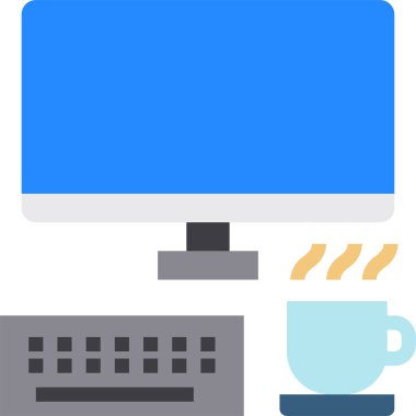 Zamanın minimalist vektör simgesi