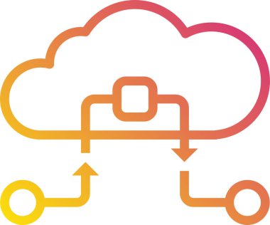 veri teknolojisi yönetim kavramı, vektör illüstrasyonu