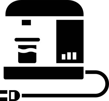 Kahve makinesi vektör simgesi 