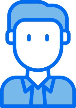 erkek avatar kişi tasarımı, vektör illüstrasyonu  