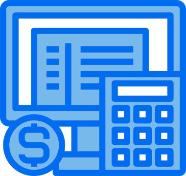 Para kartının vektör illüstrasyonu