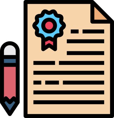 Ödülün minimalist vektör simgesi 