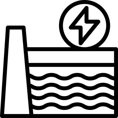 Ekoloji minimalist vektör simgesi