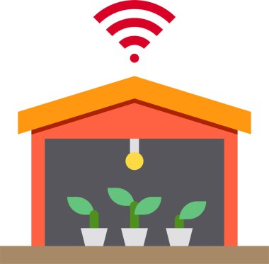 Kablosuz bağlantının basit simgesi, vektör illüstrasyonu