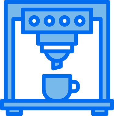 Kafe vektör illüstrasyonu