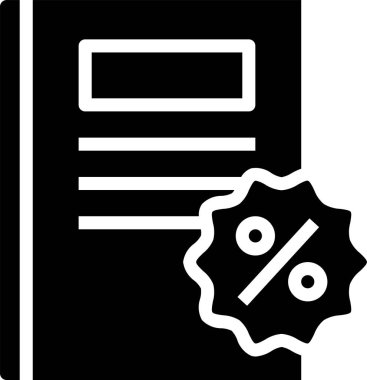 Kitapçı ikonu. Renkli vektör illüstrasyonu