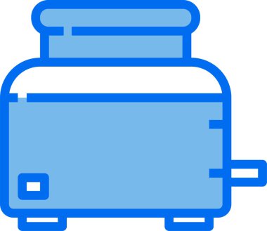 Tost makinesi basit vektör simgesi