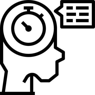 Saat simgesi, vektör illüstrasyonu 