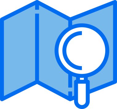 Harita simgesindeki iğne, beyaz arkaplanda izole edilmiş vektör illüstrasyonu  