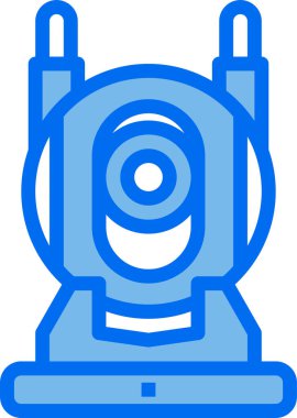 cctv aygıt simgesi, vektör illüstrasyonu 
