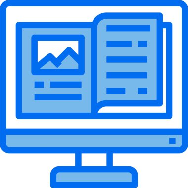 kitap minimalist vektör simgesi