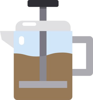 demlenmiş kahvenin vektör çizimi