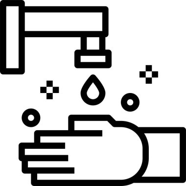 eldiven simgesi vektör illüstrasyonu