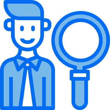 Arama simgesi, vektör illüstrasyonu 